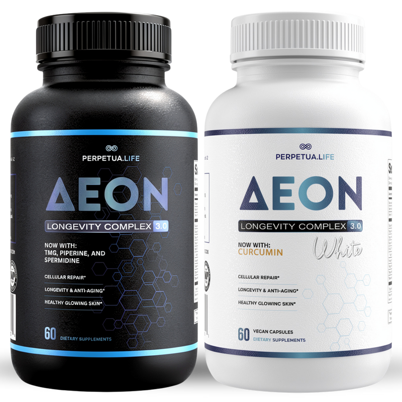 NAD+ Liposomal Anti Aging Supplement Complex AEON Black & White Bundle