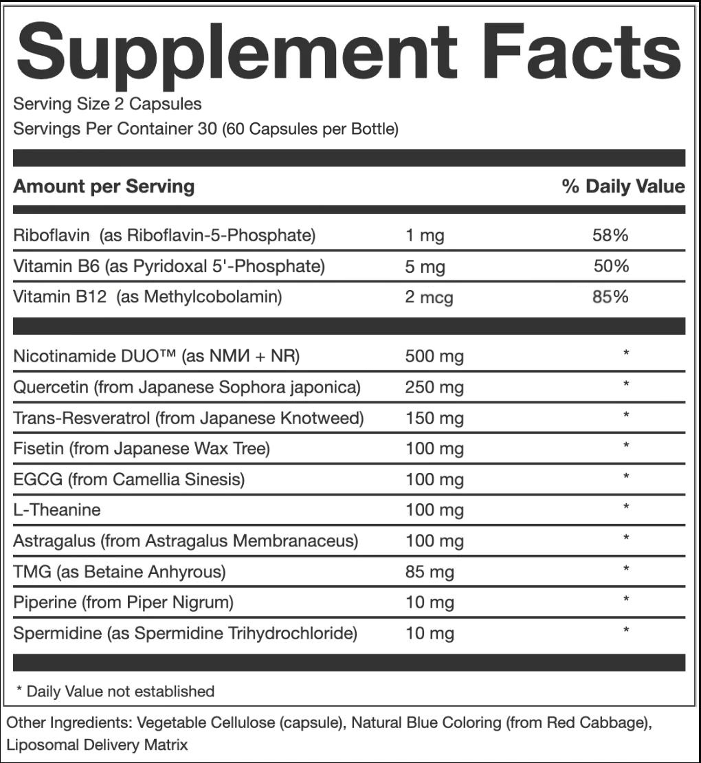 Perpetualife AEON 3.0 NMN ingredient