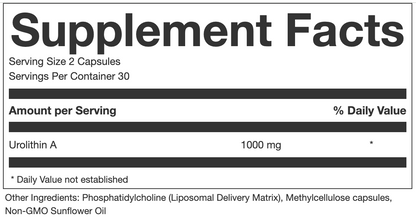 Urolithin-A Liposomal 1,000mg