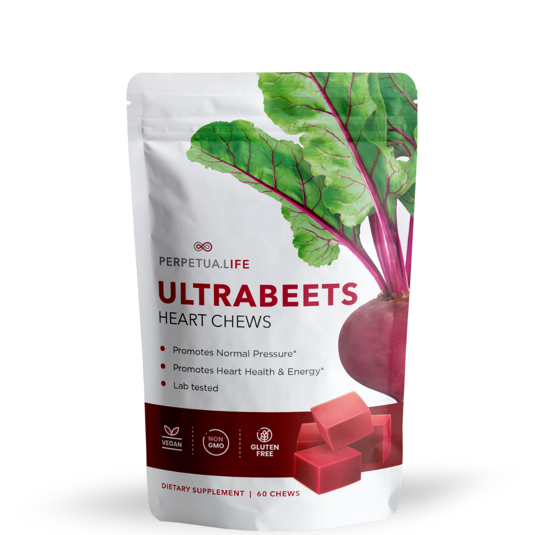 ULTRA Beets Heart Chews - Blood Pressure Support – Perpetualife.bio